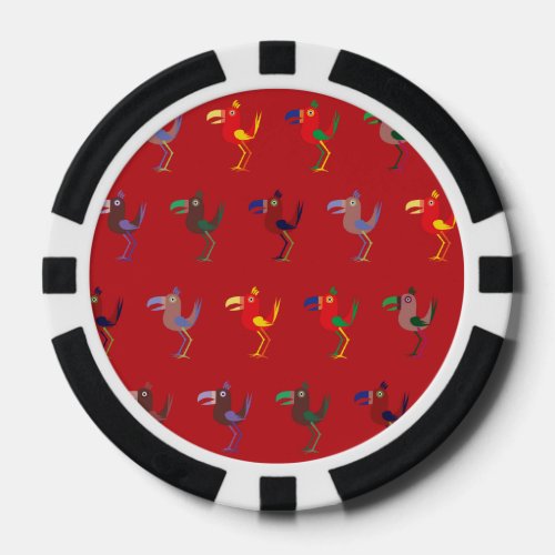 Tucan Mix Red Poker Chips