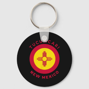 Tucari New Mexico Nm Flag Zia Souvenir  Keychain