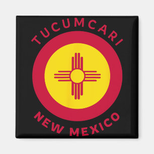 Tucari New Mexico Nm Flag Zia Souvenir Magnet
