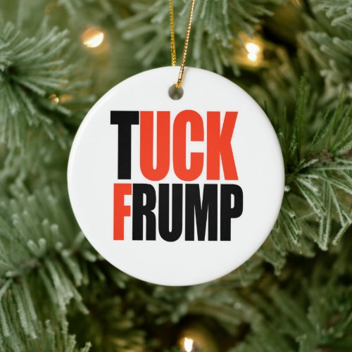 TUCK FRUMP CERAMIC ORNAMENT