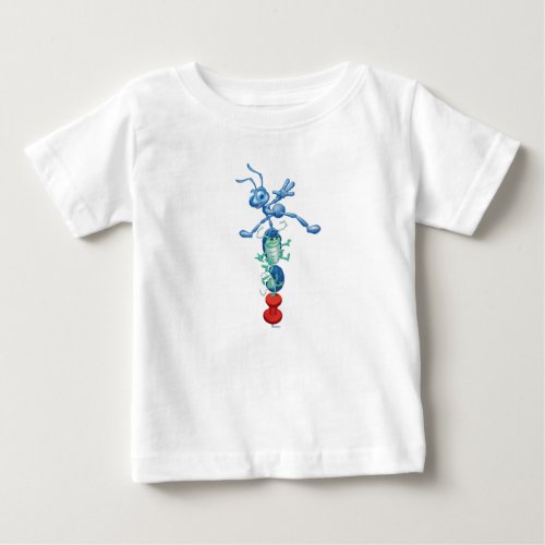 Tuck Roll and Flik playing Disney Baby T_Shirt