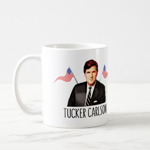 Tucker Carlson fans Mug