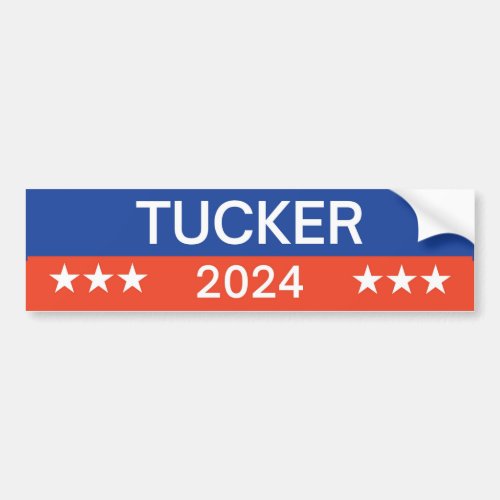 Tucker Carlson For President 2024 Bumper Sticker