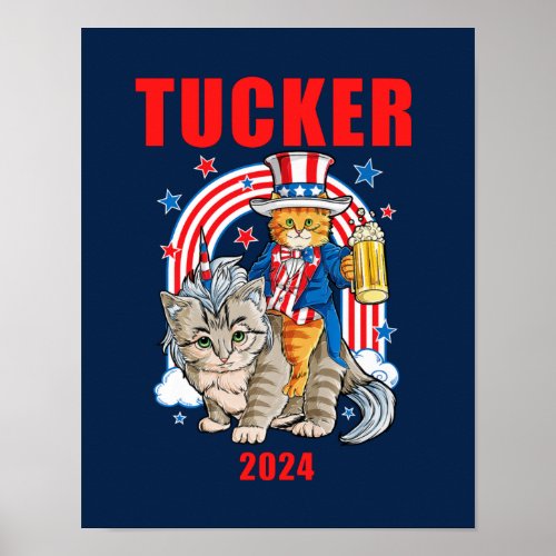 Tucker Carlson for President 2024 Poster