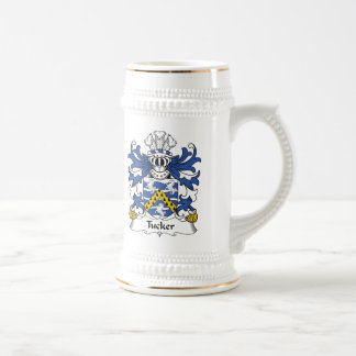 Tucker Family Crest Beer Stein