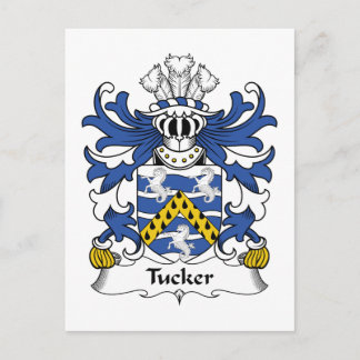 Tucker Family Crest Postcard