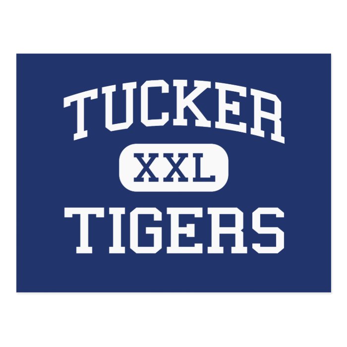 Tucker   Tigers   High School   Richmond Virginia Post Card