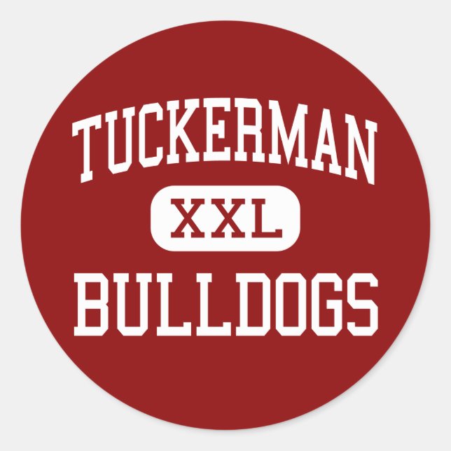 Tuckerman - Bulldogs - High - Tuckerman Arkansas Classic Round Sticker (Front)