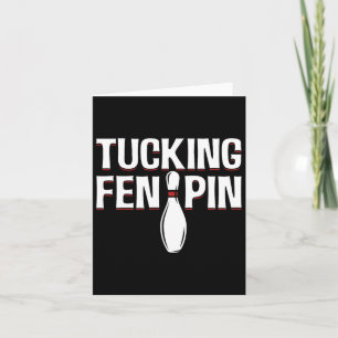 Tucking Fen Pin For Bowling Players Card