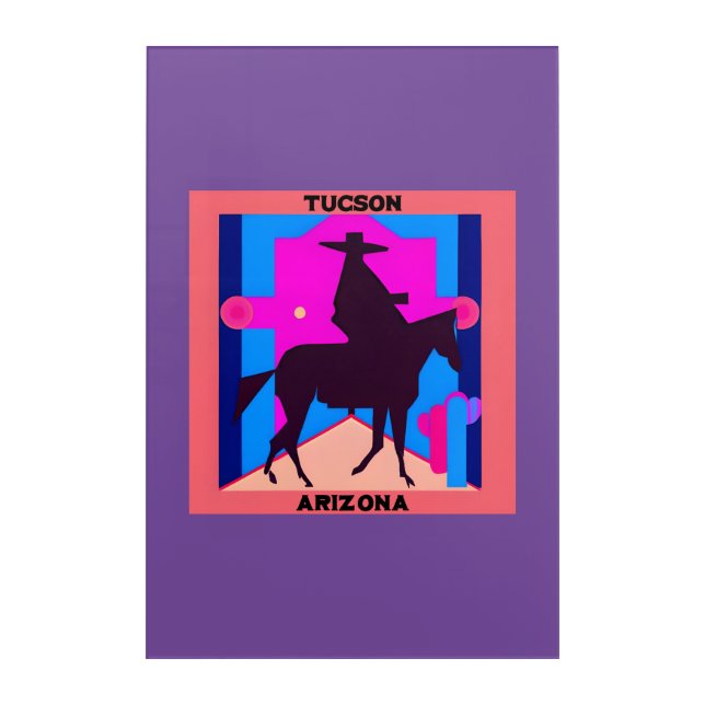 Tucson, Arizona Acrylic Print (Front)