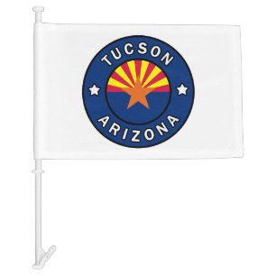 Tucson Arizona Car Flag