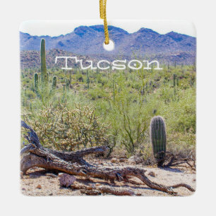 Tucson Arizona Ceramic Ornament