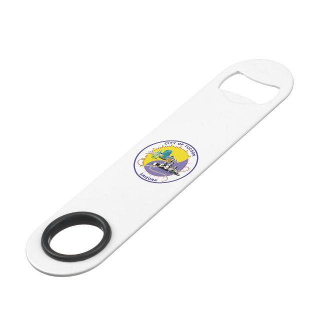 Tucson (Arizona) City flag  Bar Key (Front Angled)