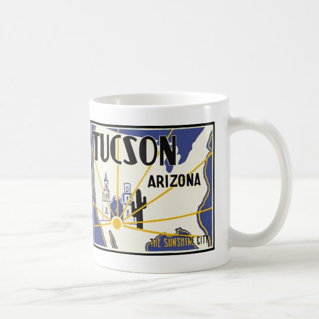 Tucson Arizona Coffee Mug (Right)