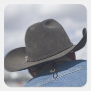 Tucson, Arizona. Cowboy hats in use at the Square Sticker