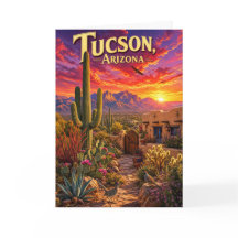 Tucson Arizona Desert Sunset Saguaro Cactus Travel