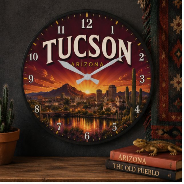 Tucson Arizona Large Clock (Creator Uploaded)