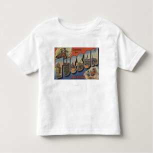 Tucson, Arizona - Large Letter Scenes 2 Toddler T-shirt