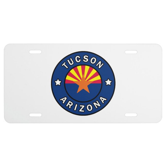 Tucson Arizona License Plate (Front)