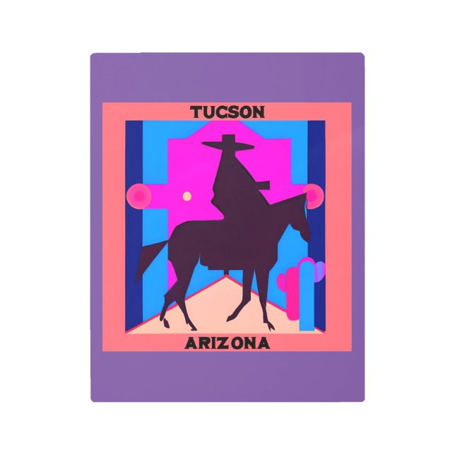 Tucson, Arizona Metal Print (Front)