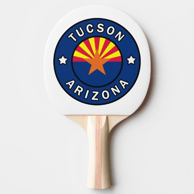 Tucson Arizona Ping Pong Paddle (Front)