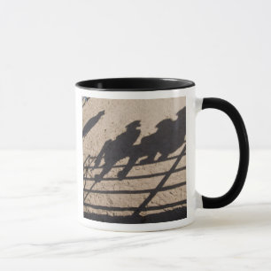 Tucson, Arizona: Shadows of Rodeo competitors Mug