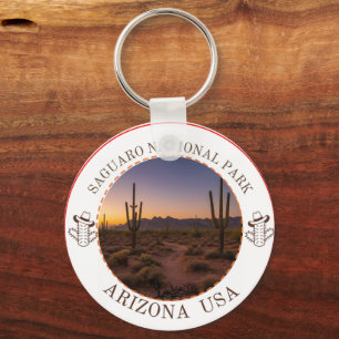 Tucson Arizona Sonoran Desert Travel Keepsake Keychain