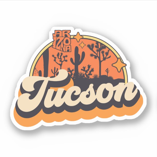 Tucson, Arizona Sticker (Front)