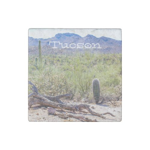 Tucson Arizona Stone Magnet