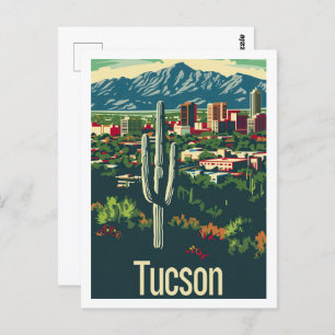 Tucson Arizona USA Famous Travel Place Postcard