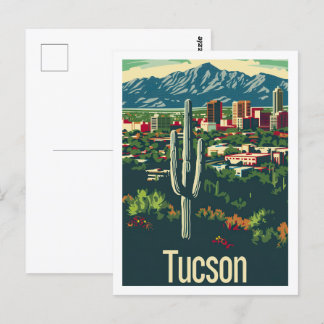 Tucson Arizona USA Famous Travel Place Postcard