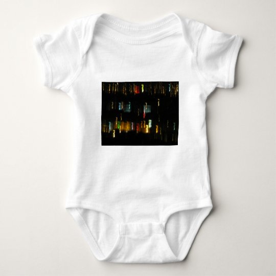 Tucson, AZ City Lights Abstract Photo Baby Bodysuit