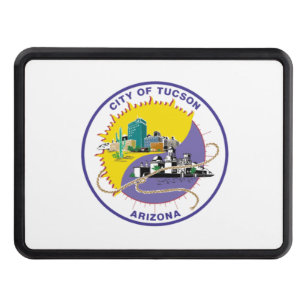 Tucson city flag hitch cover