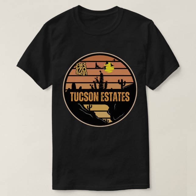 Tucson Estates, Arizona T-Shirt (Design Front)