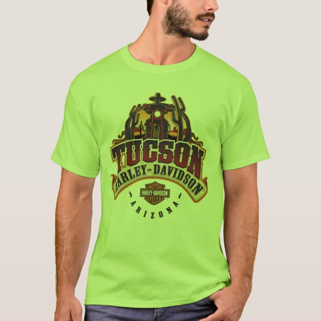 Tucson Harley Davidson design t-shirt  (Front)