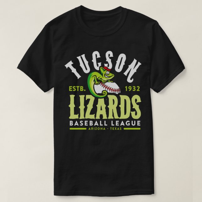 Tucson Lizards Baseball T-Shirt (Design Front)