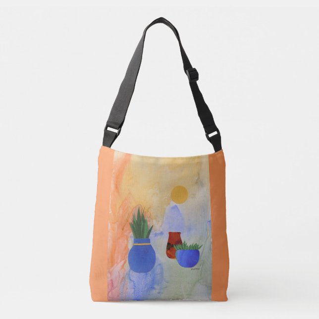 Tucson Summer Collage  Crossbody Bag (Front)