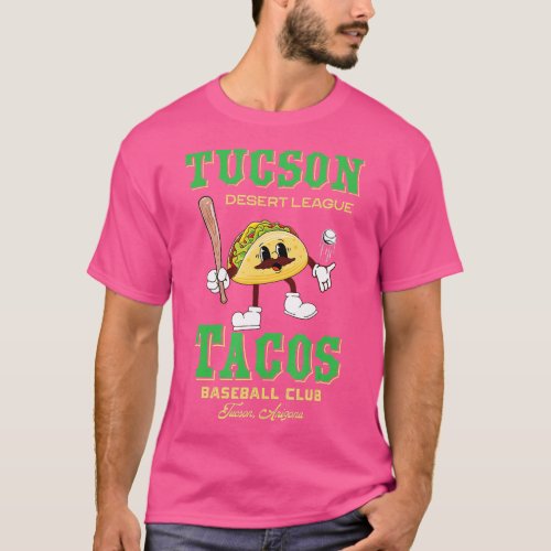 Tucson Tacos Retro Minor League Baseball Team  T_Shirt