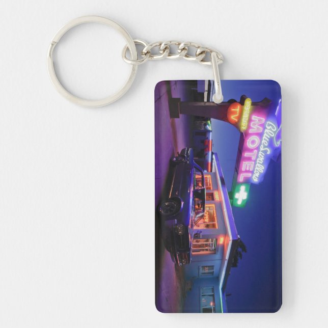 Tucumcari, New Mexico, United States. Route 66 2 Keychain (Front)