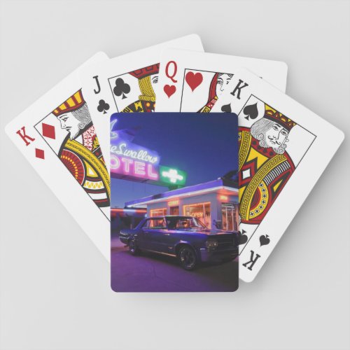 Tucumcari New Mexico United States Route 66 2 Playing Cards