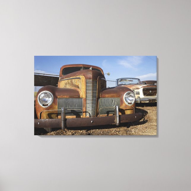 Tucumcari, New Mexico, United States. Route 66. Canvas Print (Front)
