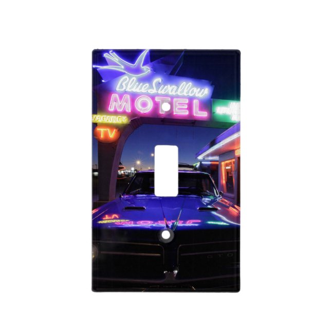 Tucumcari, New Mexico, United States. Route 66 Light Switch Cover (Front)