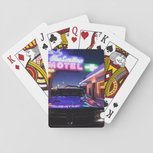 Tucumcari New Mexico United States Route 66 Poker Cards