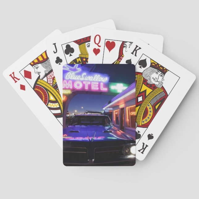 Tucumcari, New Mexico, United States. Route 66 Poker Cards (Back)