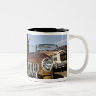 Tucumcari, New Mexico, United States. Route 66. Two-Tone Coffee Mug
