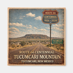 Tucumcari Route 66 Fridge Decor Keepsake Fridge Magnet