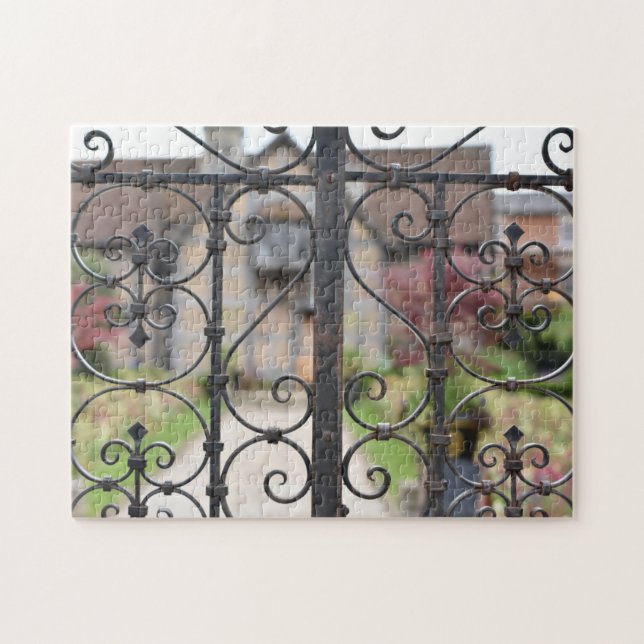 Tudor Architecture Stratford-Upon-Avon England Jigsaw Puzzle (Horizontal)