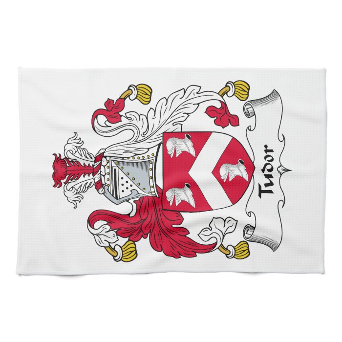 Tudor Family Crest Kitchen Towel