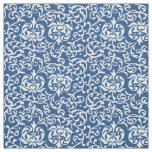 Tudor Garden Elegant Blue and White Fabric
