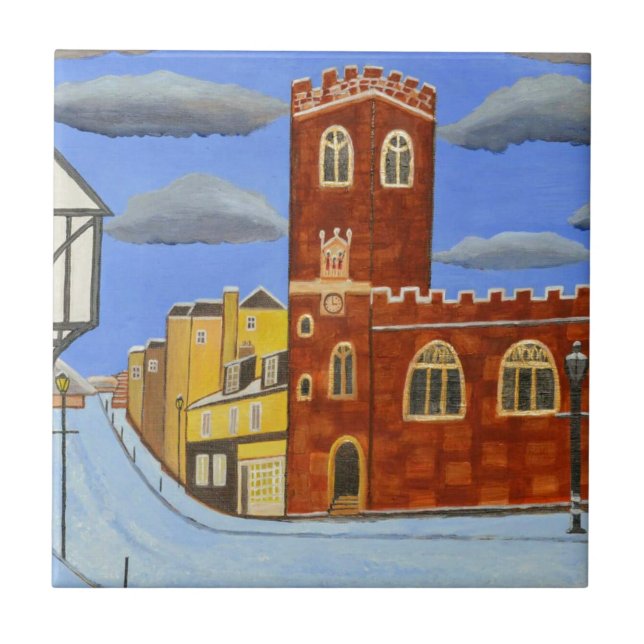 Tudor House in Exeter Tile (Front)